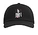4th July Rocker Skeleton Patriotic Rock Men Boys Kids Teen Adjustable Printed Baseball Hat, Black