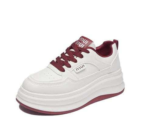 Women's Cute Breathable Platform Sneakers Y2K Comfort Lightweight Walking Shoes Casual Sport Work Campus