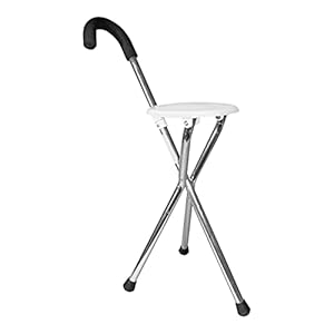 Rfm Grau Alu-Gehstock mit Sitz PR30149