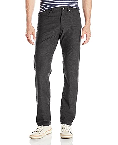 Calvin Klein Men's Herringbone 5 Pocket Slim Straight Pant, 32W x 30L, Chrome - Main Image