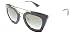 Prada PR09QS 1AB0A7 Women's Cinema, Black Frame, Gray Gradient 49mm