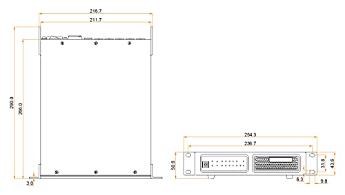 Image of CVT10-M LED Display Multi-Mode Fiber Converter