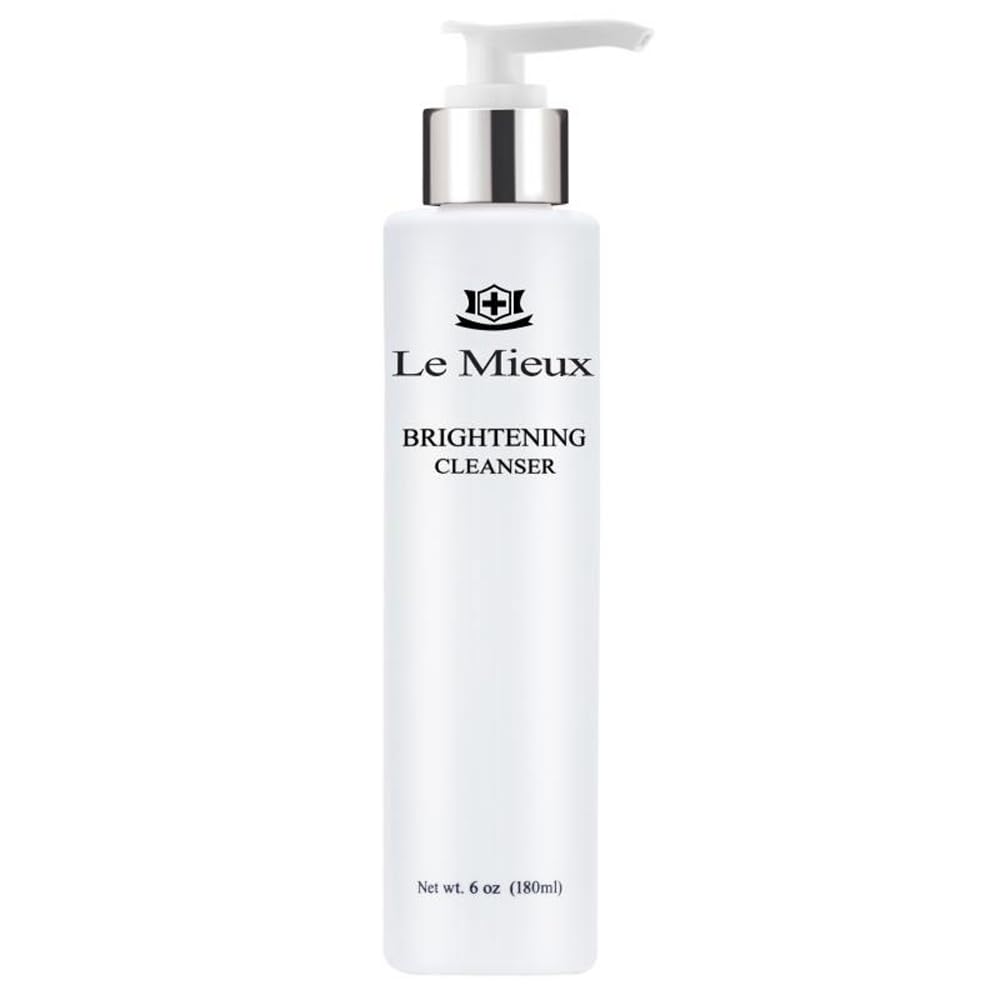 Le Mieux Brightening Limpiadora - lavar la cara con ácido mandélico + antioxidante glutatión (6 oz / 180 ml)