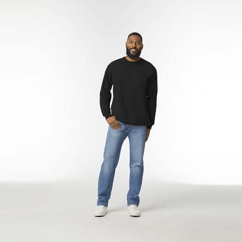 Gildan Hammer Adult Long Sleeve T-Shirt, 2-Pack, X-Large, Black - image 3