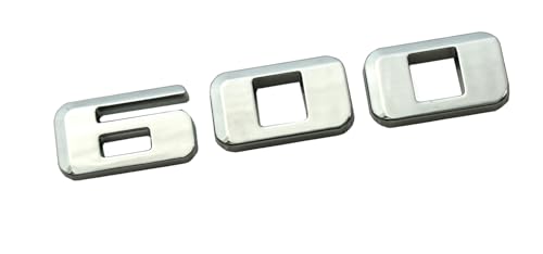 Image of 1x Escalade 600 Logo Badge Decals Replacement for Escalade Rear Liftgate Emblem 3D Nameplate (Chrome)