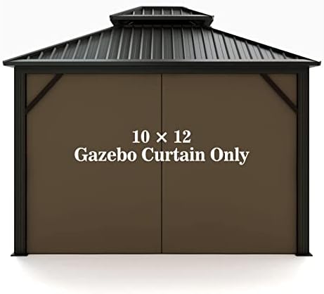 Gazebo Universal Replacement Privacy Curtain – Hugline 10