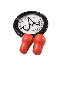 Family Line Stethoscope Spare Parts kit, With Stethoscope Case and ear knobs color (Red)
