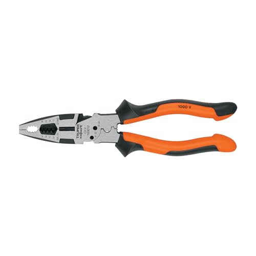 Truper Expert PMU-8EX, Pinza multiuso 8' electricista mango comfort grip