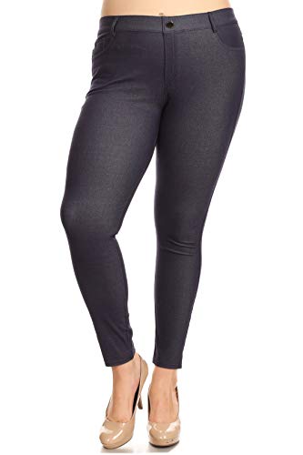 Image of YELETE Women's Basic Five Pocket Stretch Jegging Tights Pants