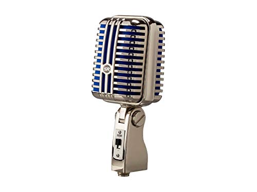 Monoprice Memphis Blue Classic Dynamic Microphone - Unidirectional, Retro-Style with Pop-Free On/Off Switch and Protective Case - Stage Right Series by Monoprice - Used condition - US$71.15