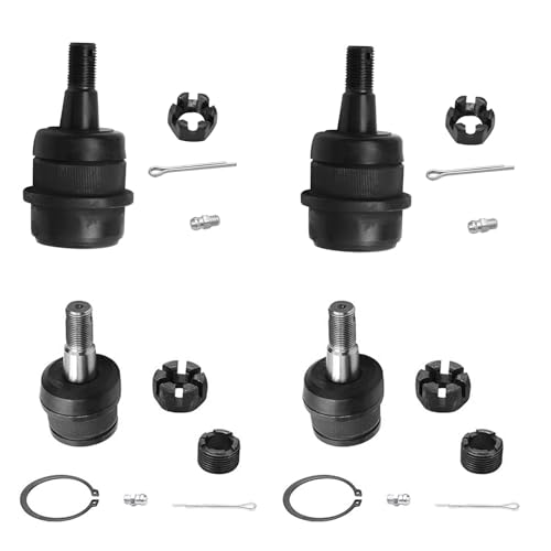 Image of Detroit Axle - 10pc Front End Control Arms Kit for 97-06 Jeep TJ Wrangler, 4 Control Arms 4 Ball Joints 2 Sway Bar Links 1997 1998 1999 2000 2001 2002 2003 2004 2005 2006 Replacement