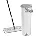 VEVOR Mop and Bucket with Wringer Set, Wet & Dry Use, Flat Mop and Bucket System with 3 Washable Microfiber Pads, Flat Mop with Stainless Steel Handle, Mop Bucket Set for Hardwood Tile Vinyl