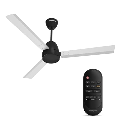 Crompton Energion Nucleoid 1200mm BLDC Ceiling Fan | Remote Control | BEE 5 Star Energy Rated | High Air Delivery | 4 Years Manufacturer Warranty | Wh