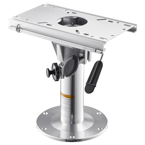 VEVOR Pied de Siège de Bateau Réglable en Hauteur 34-49 cm, Support de Siège de Bateau en...