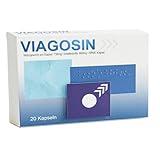 VIAGOSIN - 600 Milligramm für Männer - Sofort & Standfest - 20 Kapseln hochdosiert & extra stark im Blister mit Tribulus Terrestris
