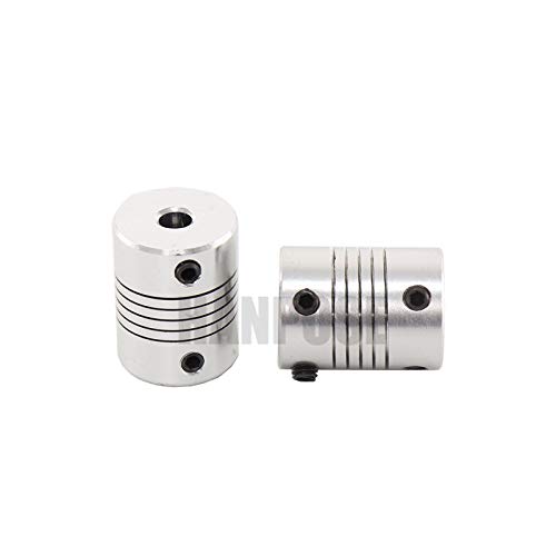 SUOFEILAIMU-PHONE CASE Metal Coupler 5PCS Flexible Coupling OD 19x25mm for CNC Motor Jaw Shaft Coupler 5mm x 8mm (Inner Diameter : 5x8)