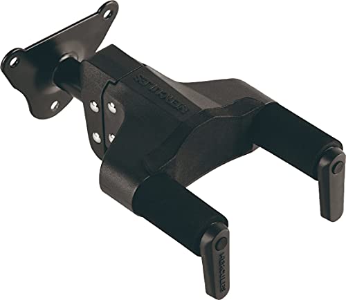 Hercules GSP39WB Plus Series Support mural universel pour guitare avec base en acier, bras court – Lot de 3 avec sangle… - Les Beatles, Paul McCartney, John Lennon, RIngo Starr, George Harrison Hercules GSP39WB Plus Series Support mural universel pour guitare avec base en acier, bras court – Lot de 3 avec sangle… – Image 3