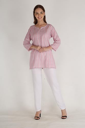 Image of Women's Cotton Straight Kurta with Pant