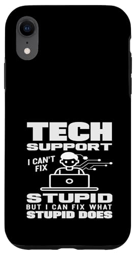 �e�N�j�J���T�|�[�g I Can Fix What Bupid Does Funny IT �X�}�z�P�[�X iPhone XR �p