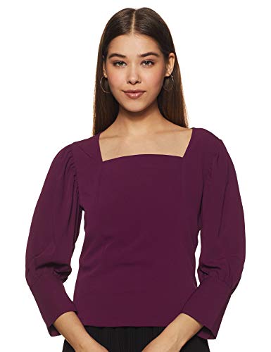 Image of Harpa Women's Solid Regular Fit Blouse