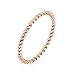 HMAQILU Tensor Rings Copper,Tensor Rings,Copper Tensor Rings Twist Ring Jewelry Rings Fashion Gift (8), Rose Gold