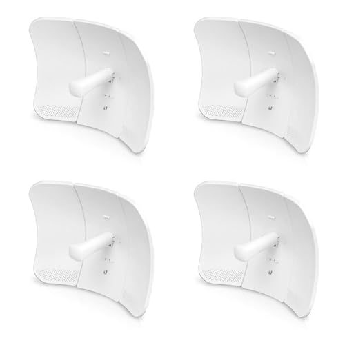 Ubiquiti Networks LiteBeam ac Gen 2 LBE-5AC-Gen2-US 2X2 MIMO airMAX CPE 5GHz - 23dBi - 450 Mbps (4-Pack)