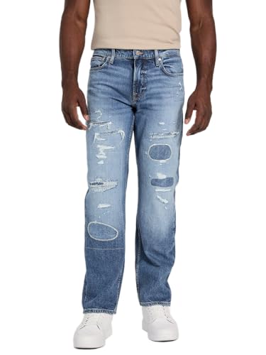 GUESS Men's Eco Mason Patch Jeans