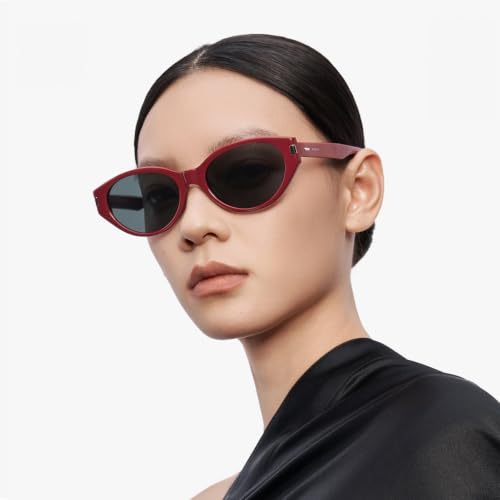 Image of Retro Polarized Cat-Eye Sunglasses for Women Men UV400 Protection