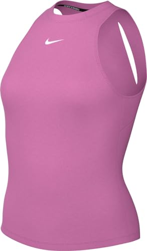 Débardeur Nike Dri-FIT Advantage femme pour le tennis blanc haut de sport