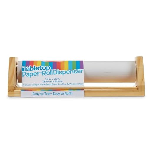 Melissa & Doug Tabletop Paper Roll Dispenser