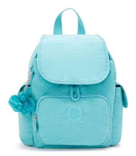 Kipling City Pack Mini Kleiner Rucksack, Deepest Aqua (Blau)