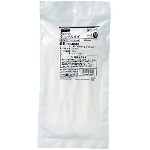 TRUSCO Nylon Cable Tie TRJ200S