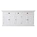 NovaSolo sideboards Halifax Special Mahogany Wood Buffet in Classic White