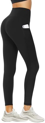 DDOBB Leggings Damen High Waist Sporthose | Blickdicht & Bauchweg,4-Wege-Stretch,Weich & bequem,Ideal für Yoga,Gym,Laufen & Alltag