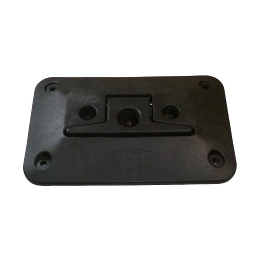CIPA 02100 Cleat Seat Dock Cleat, Black