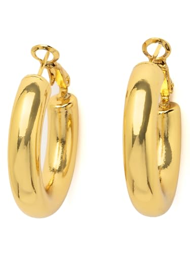 Image of Scintillare by Sukkhi Excellent Stainless Steel Round Hoop Earring Jewellery for Women & Girls|Anti Tarnish Jewellery|Gifts for Wife Girlfriend Mother Sister