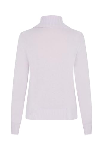 Image of Style & Republic Women's 100% Cashmere Turtleneck Sweater, Regular Fit, Premium Knit Jumper for Autumn, Winter and Spring