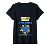 Photo Gallery donna nastro be kind world t21 per sensibilizzare il mese sulla sindrome di down maglietta con collo a v Photo Gallery donna nastro be kind world t21 per sensibilizzare il mese sulla sindrome di down maglietta con collo a v
