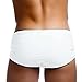 UXH Swimwear Men Sexy White Swimsuits Swim Briefs Bikini Board Surf Shorts Trunk (White,TAG L US M)