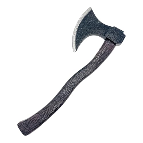 Hache de jeu, accessoires de cosplay, accessoires de hache de combat avec poignée antidérapante pour les événements de vacances, spectacles de scène dramatique, maison effrayante