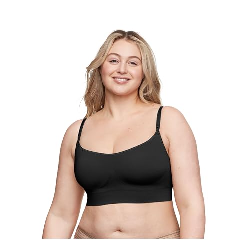 Image of Warners Easy Does It Dig-Free Comfort Band with Seamless Stretch Wireless Lightly Lined Convertible Comfort Bra RM0911A