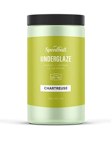 Speedball 001061 Underglaze, Chartreuse, 16OZ