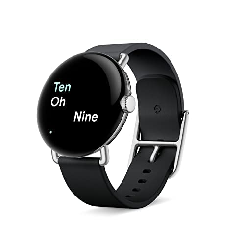 Google Pixel Watch Handgefertigtes Lederarmband – Black, klein – Ansicht 3