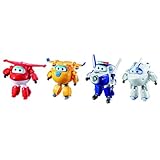 Creatividad – Gracias a sus diferentes etapas de transformación, los aviones juguetes de la serie de TV Super Wings ayudan a los niños a desarrollar su imagen al recrear las misiones de los superhéroes de la serie Animada a Travers Múltiples experiencias de Juegos; haz la colección de Transforming y deja que sus hijos creen sus propias escenarios