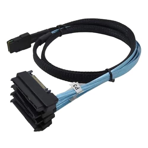 Cable S/AS Sff-8087 a 4 Sff-8482 para servidor 1m miniatura 6