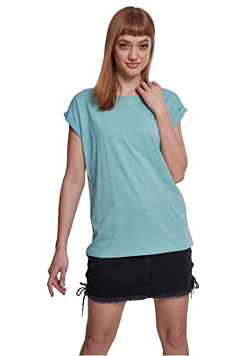 Preisvergleich Produktbild Urban Classics Damen Ladies Extended Shoulder Tee T-Shirt, bluemint, XS