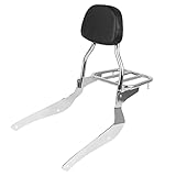 Worldmotop Motorcycle Sissy Bar Backrest Rear Passenger Seat for Suzuki Volusia VL800 2001-2011 Boulevard C50 2005-2011 Boulevard M50 2005-2008 Detachable Backrest(For C50-C)