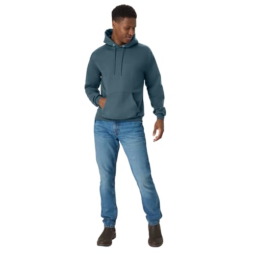 Image of Hanes Men's Hoodie - EcoSmart Fleece Hooded Sweatshirt for Men & Women - Midweight Fleece - Big & Tall Available