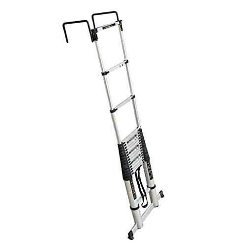LSN Ladder,Telescopic Ladder 5.0M/16.4Ft Aluminum Ladder Extendable Ladder for Home Office Loft Use Max Load 330Lbs