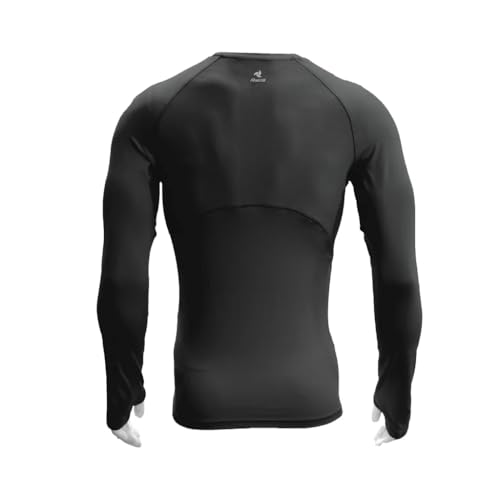 Image of Raida High Performance Base Layer with Advance Freshness & Anti-Bacteriol Technology | Top (3XL) Black